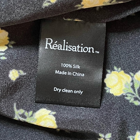 REALISATION PAR Iris Silk Dress - Florence Floral Print - Picture 13 of 15
